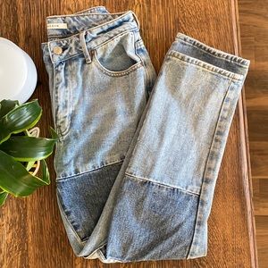 PacSun Patchwork Mom Jean